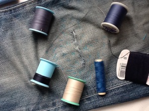 縫い糸の色選び